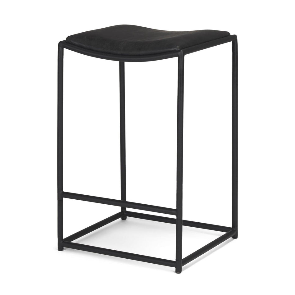Mercana Taniel Black Metal Counter Stool