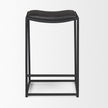 Mercana Taniel Black Metal Counter Stool