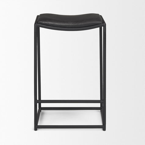 Mercana Taniel Black Metal Counter Stool