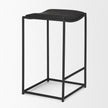Mercana Taniel Black Metal Counter Stool