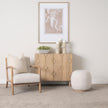 Mercana Heera Diamond Motif w/ Shelf Accent Cabinet