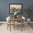 Mercana Suvan Light Brown Rectangular Oak Wood Dining Table