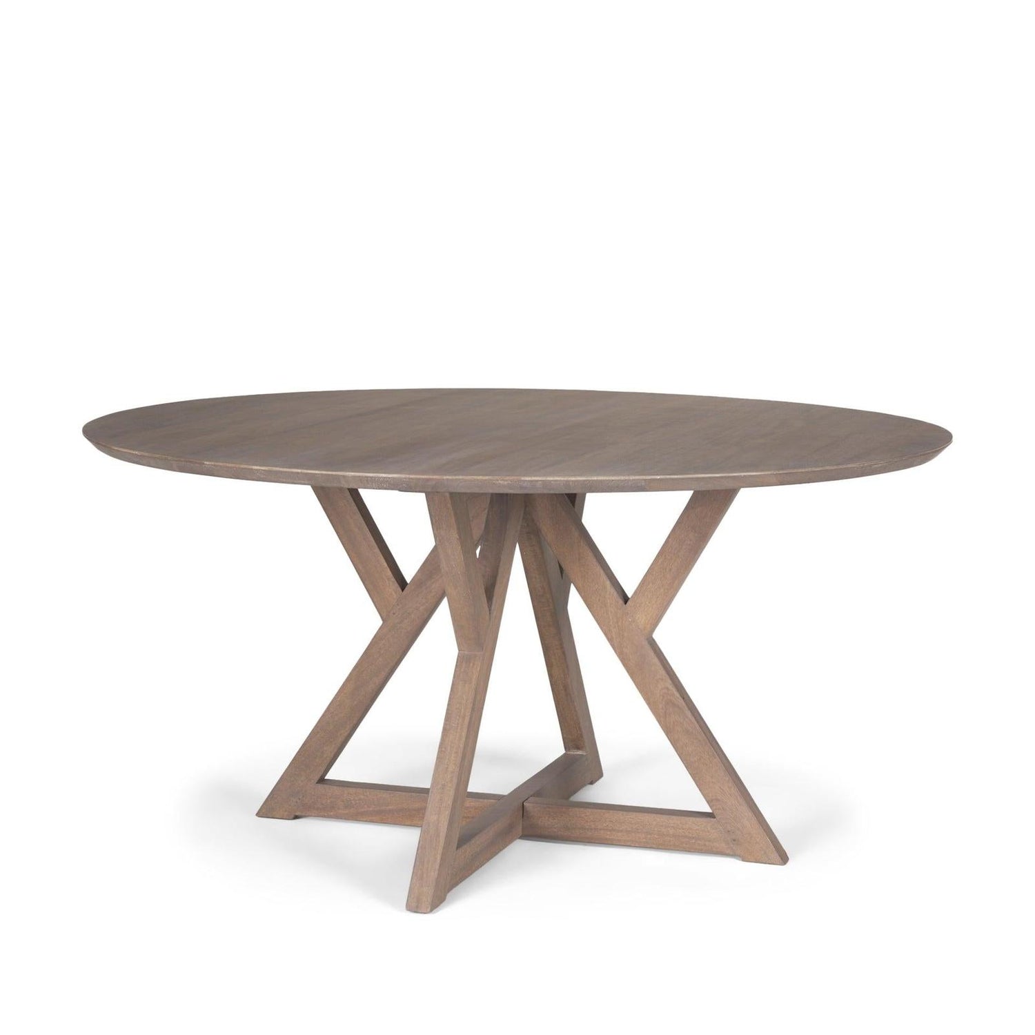 Mercana Jennings 60" Light Brown Wood Dining Table Clearance