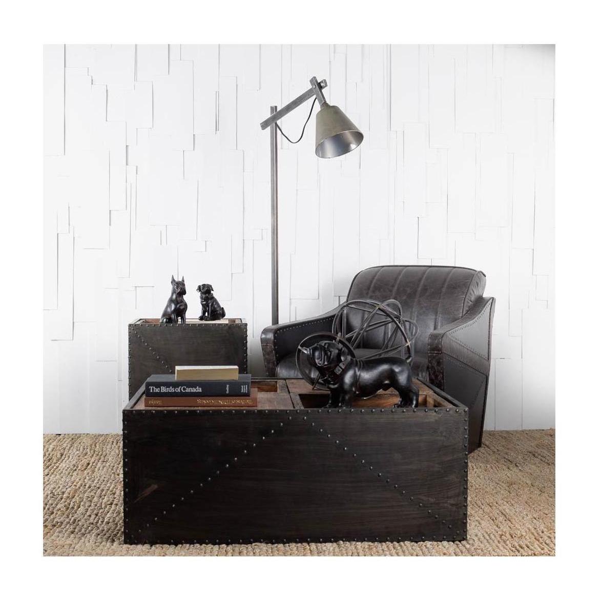 Mercana Hugo Black Resin Bulldog