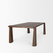 Mercana Tammar Rectangular Brown Wood w/ Tapered Legs Dining Table