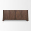 Mercana Tammar Brown Wood 4-Door Sideboard