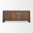 Mercana Tammar Brown Wood 4-Door Sideboard