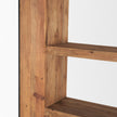 Mercana Tabor Natural Wood w/ Black Oak Frame Bookcase Clearance