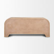 Mercana Sorina Reverse Fluted Light Brown Wood Sideboard