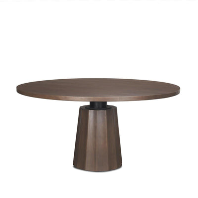 Mercana Swanson 60" Wood Round Pedestal Dining Table