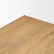 Mercana Tarro Wood w/ Geometrical Base Dining Table