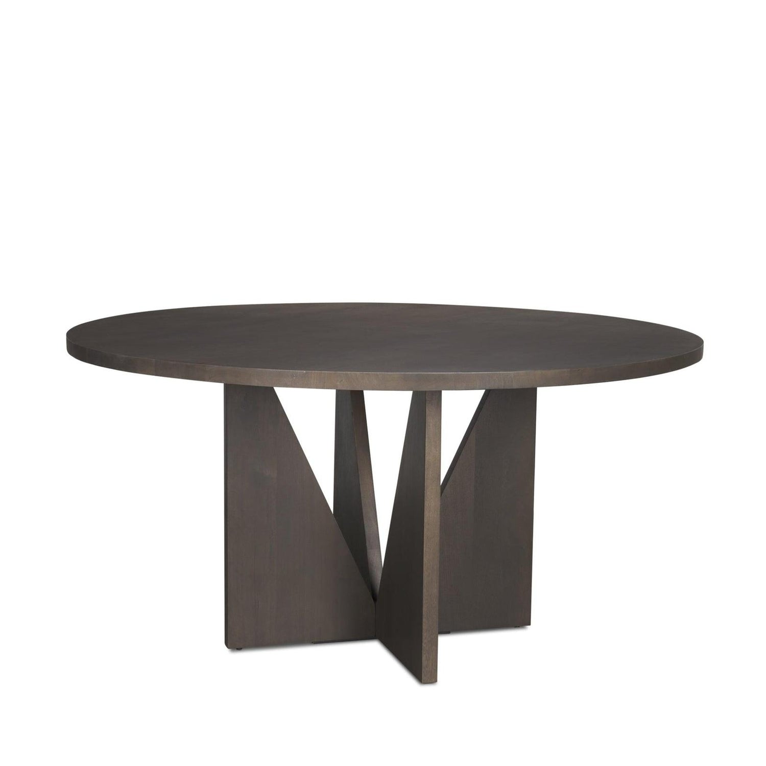Mercana Tarro Wood w/ Geometrical Base Dining Table