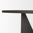 Mercana Tarro Wood w/ Geometrical Base Dining Table