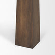 Mercana Wolcott Rectangular Dark Brown Solid Wood Dining Table