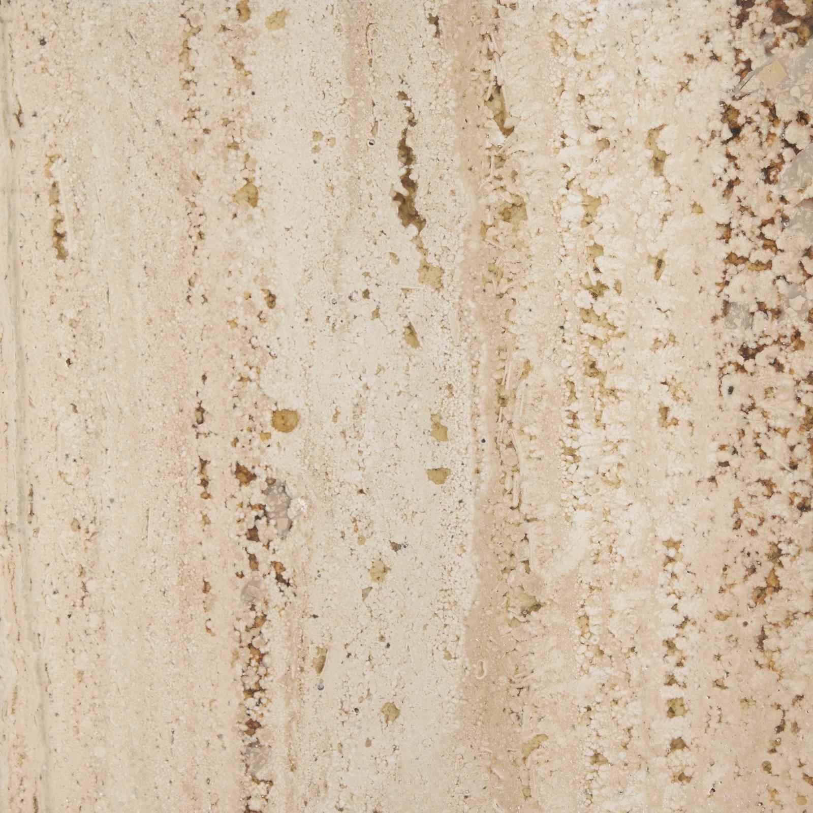 Mercana Shivon Light Brown Mango Wood W/ Travertine Dining Table