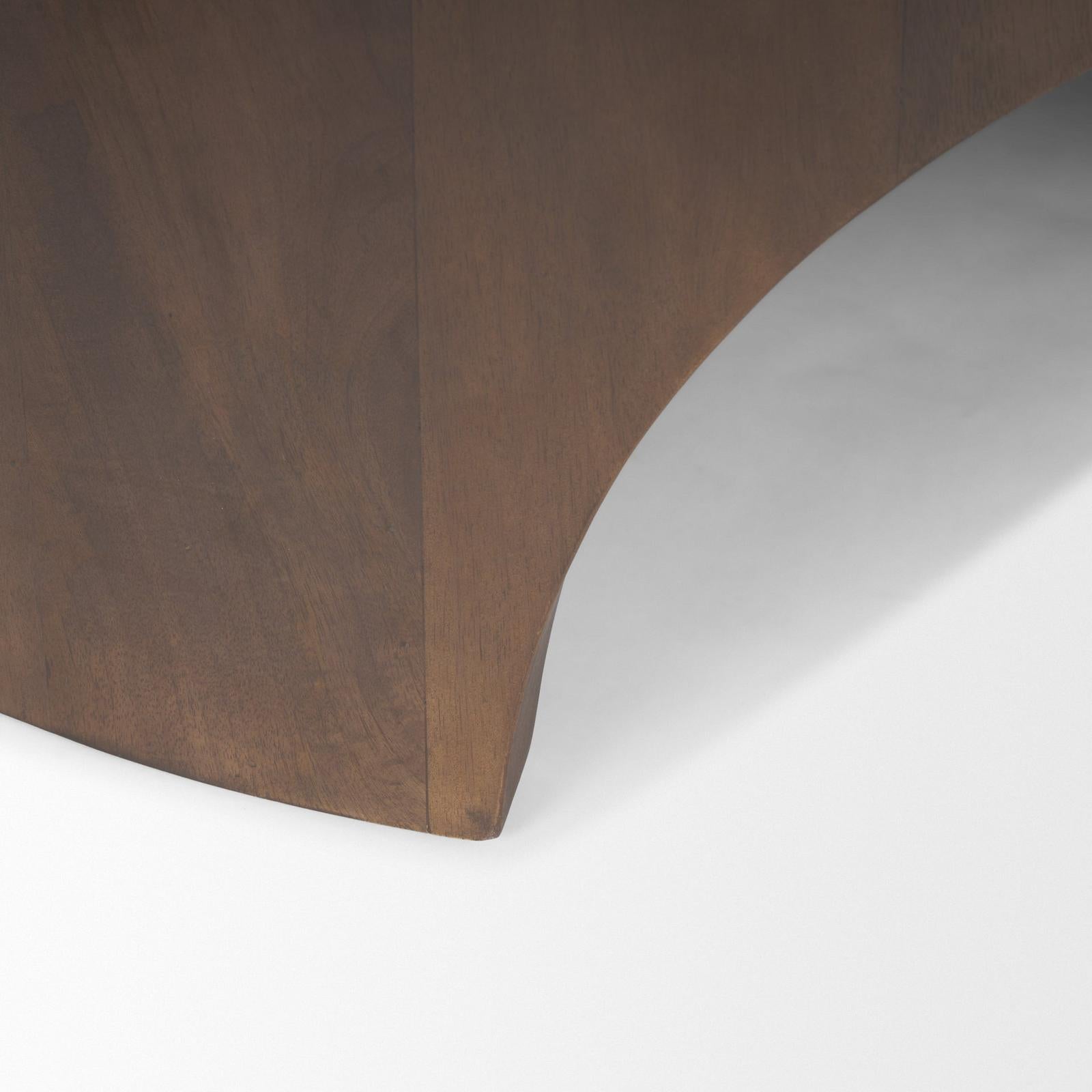 Mercana Shima Wood W/Arched Legs Coffee Table