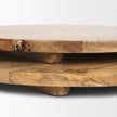 Mercana Karana Natural Solid Wood Round Serving Boards