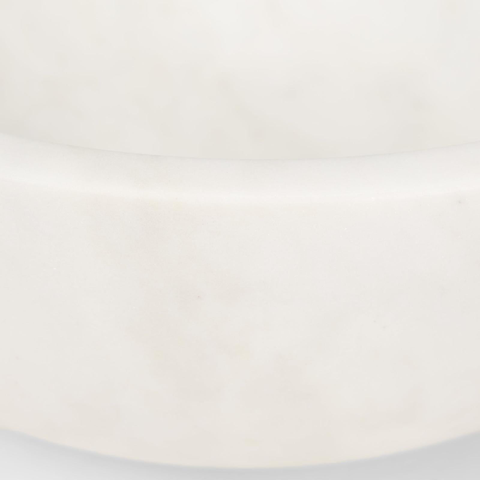 Mercana Katora Premium Solid White Marble Bowl