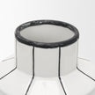 Mercana Dinah White w/ Black Stripes Ceramic Vase Clearance