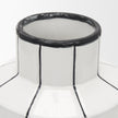 Mercana Dinah White w/ Black Stripes Ceramic Vase Clearance