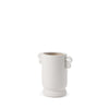 Mercana Dylan Textured Off White w/ Handles Ceramic Vase Clearance