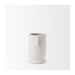 Mercana Dylan Textured Off White w/ Handles Ceramic Vase Clearance