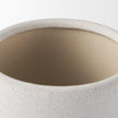 Mercana Dylan Textured Off White w/ Handles Ceramic Vase Clearance
