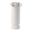 Mercana Dylan Textured Off White w/ Handles Ceramic Vase Clearance