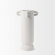 Mercana Dylan Textured Off White w/ Handles Ceramic Vase Clearance