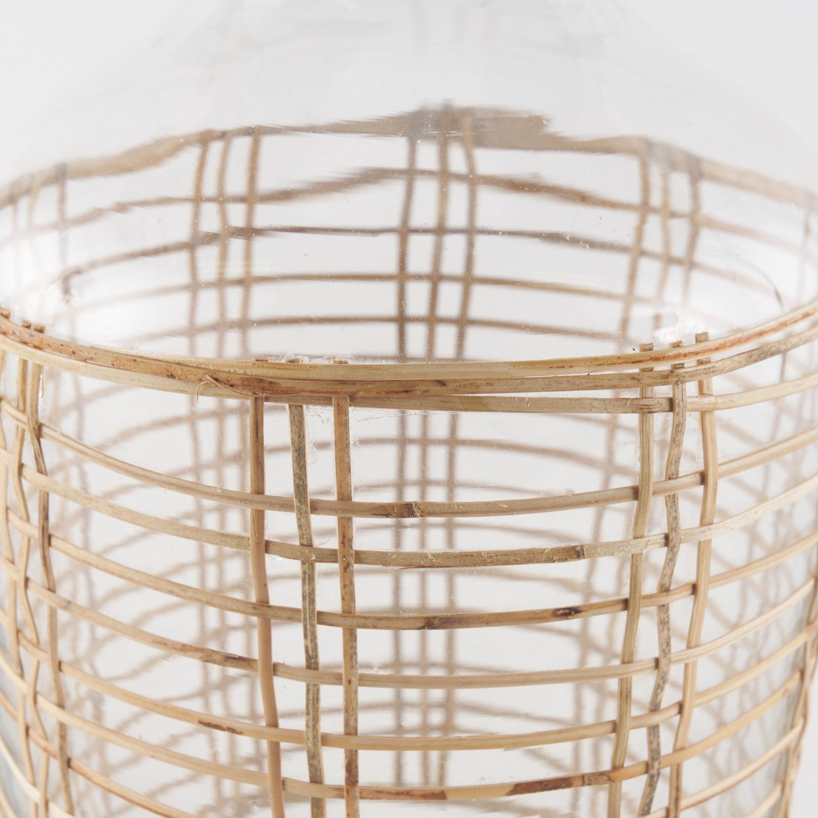 Mercana Troian Rattan Wrapped Glass Bottle Clearance