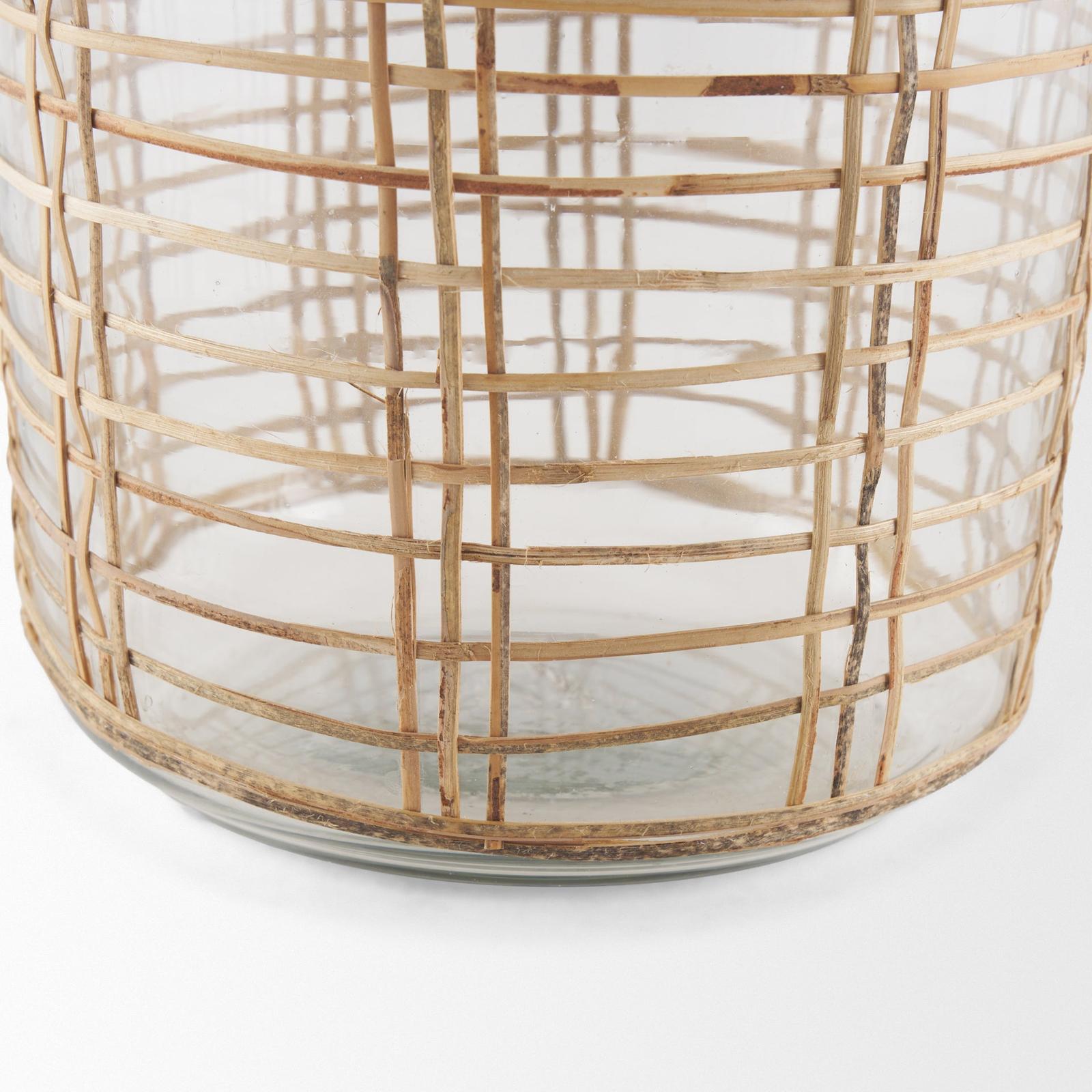 Mercana Troian Rattan Wrapped Glass Bottle Clearance