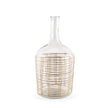 Mercana Troian Rattan Wrapped Glass Bottle Clearance