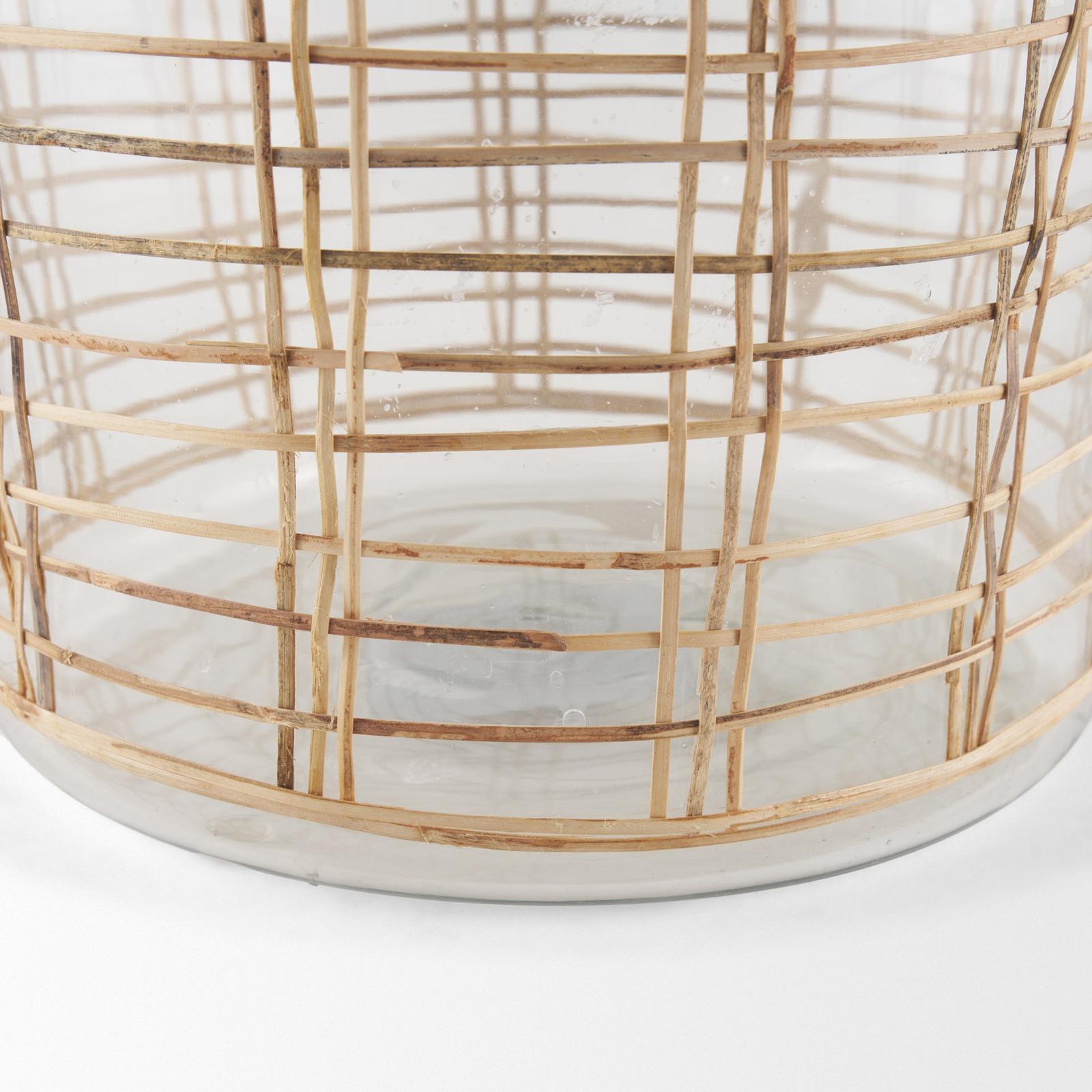 Mercana Troian Rattan Wrapped Glass Bottle Clearance