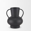 Mercana Tasya Matte Black Metal Vase