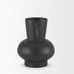 Mercana Tasya Matte Black Metal Vase