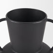 Mercana Tasya Matte Black Metal Vase