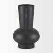 Mercana Tasya Matte Black Metal Vase