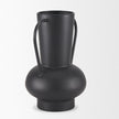 Mercana Tasya Matte Black Metal Vase
