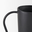 Mercana Tasya Matte Black Metal Vase