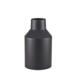Mercana Tosca Matte Black Metal Vase