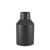 Mercana Tosca Matte Black Metal Vase