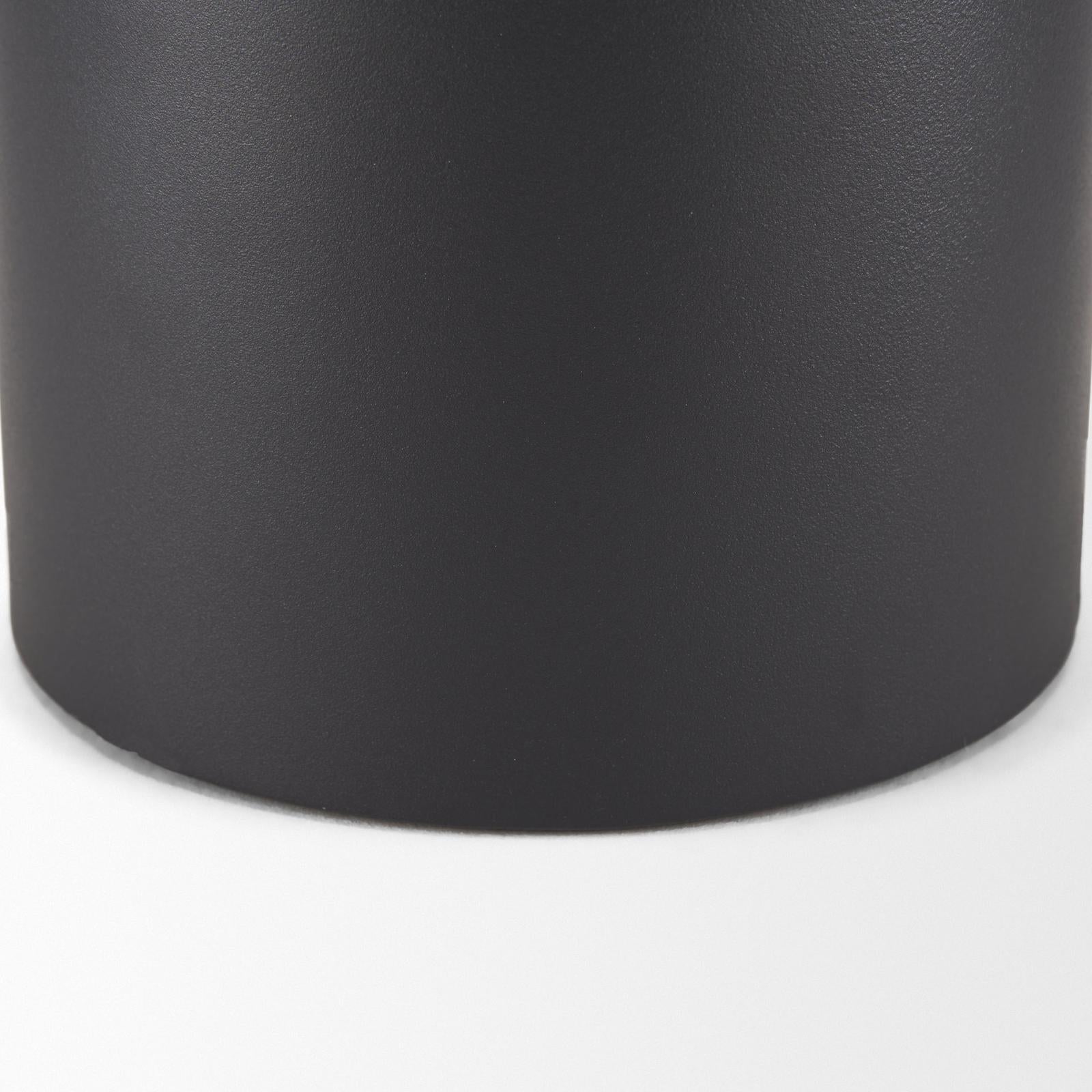 Mercana Tosca Matte Black Metal Vase