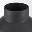 Mercana Tosca Matte Black Metal Vase