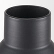 Mercana Tosca Matte Black Metal Vase