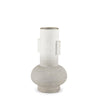 Mercana Torres Textured Off White w/ Gold Metal Vase