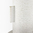 Mercana Torres Textured Off White w/ Gold Metal Vase
