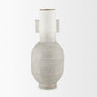 Mercana Torres Textured Off White w/ Gold Metal Vase