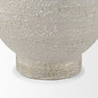 Mercana Torres Textured Off White w/ Gold Metal Vase