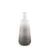 Mercana Toru White w/ Grey Ombre Metal Vase