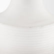 Mercana Toru White w/ Grey Ombre Metal Vase